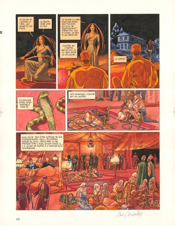 Planche couleur, Djinn, Le Tatouage (T.3), Ana Miralles
