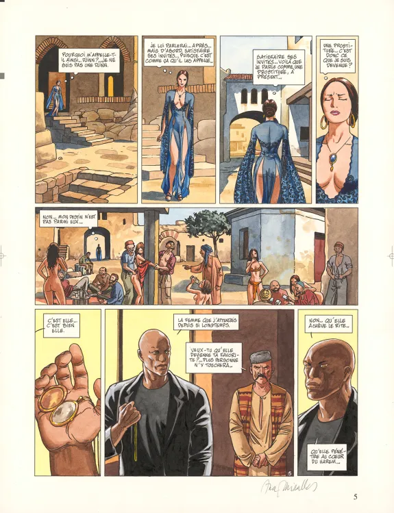 Planche couleur, Djinn, Le Tatouage (T.3), Ana Miralles