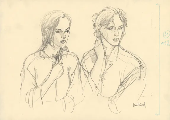 Sketch, Le Cahier bleu, André Juillard