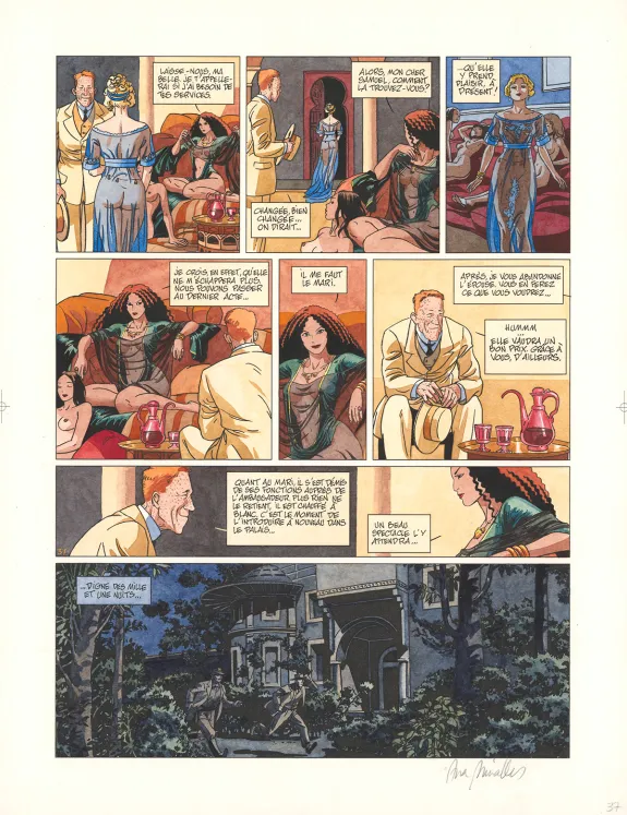 Planche couleur, Djinn, Les 30 clochettes (T.2), Ana Miralles