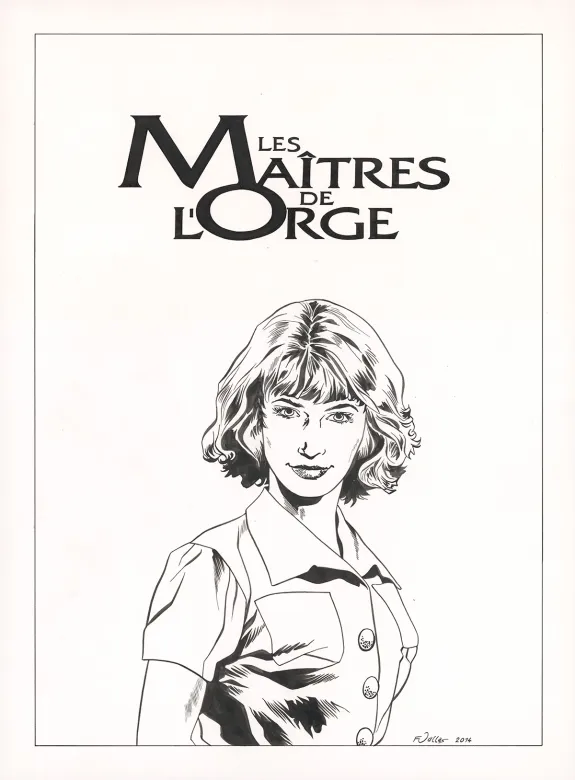 Couverture, Les Maîtres de l'orge, Julienne, 1950 (T.5), Francis Vallès