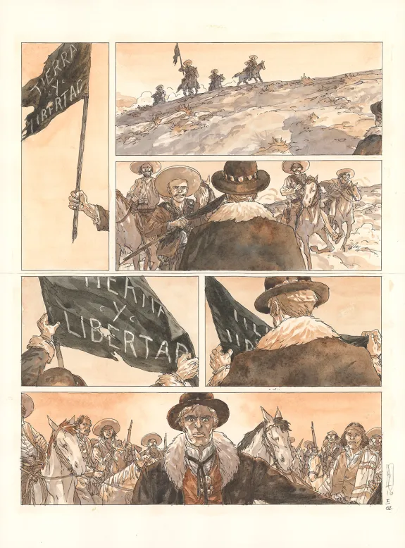 Planche couleur, Notre Amérique, Quitter l'hiver (T.1),  Maël