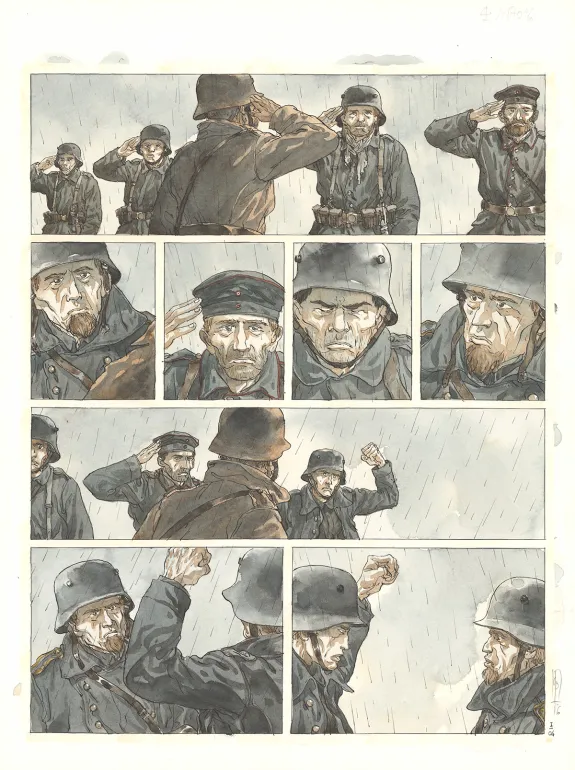 Planche couleur, Notre Amérique, Quitter l'hiver (T.1),  Maël