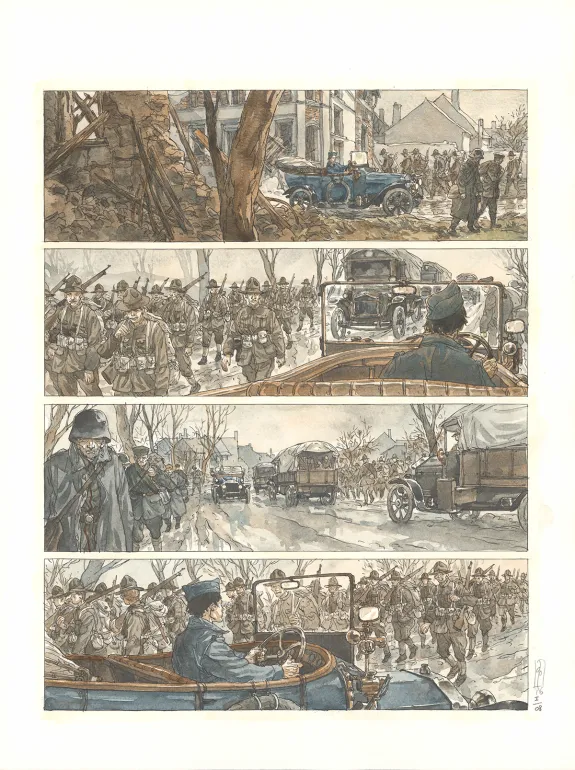 Planche couleur, Notre Amérique, Quitter l'hiver (T.1),  Maël