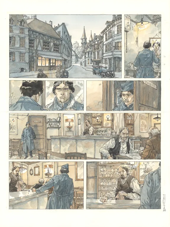 Planche couleur, Notre Amérique, Quitter l'hiver (T.1),  Maël