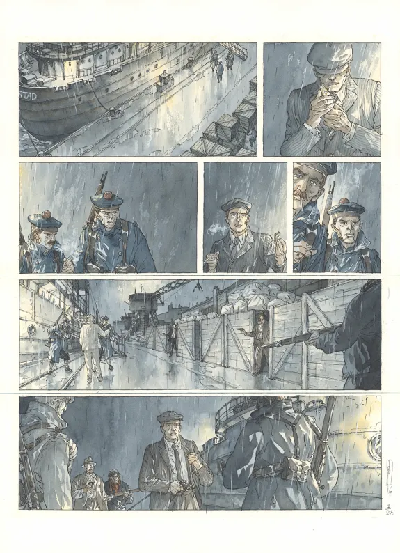 Planche couleur, Notre Amérique, Quitter l'hiver (T.1),  Maël