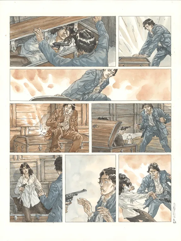 Planche couleur, Notre Amérique, Quitter l'hiver (T.1),  Maël