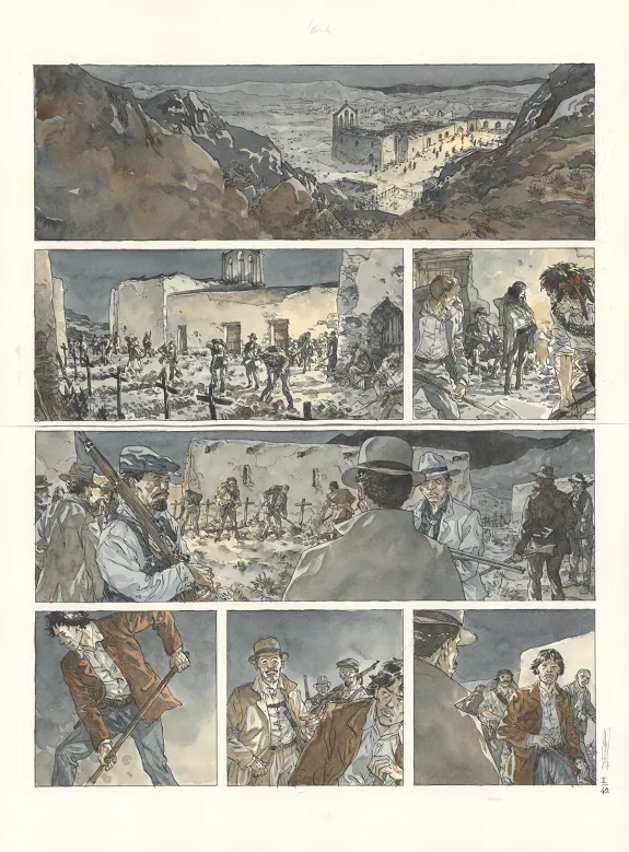 Colored original page, Notre Amérique, Un printemps mexicain (T.2),  Maël