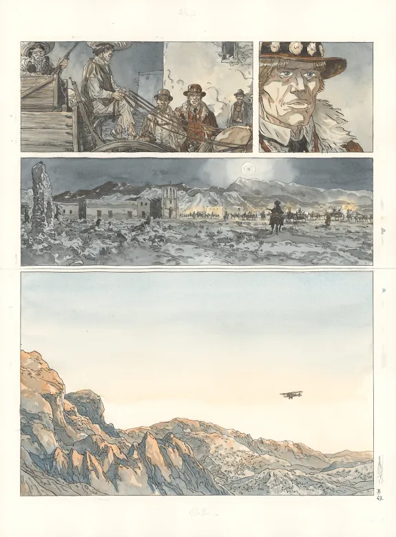Colored original page, Notre Amérique, Un printemps mexicain (T.2),  Maël
