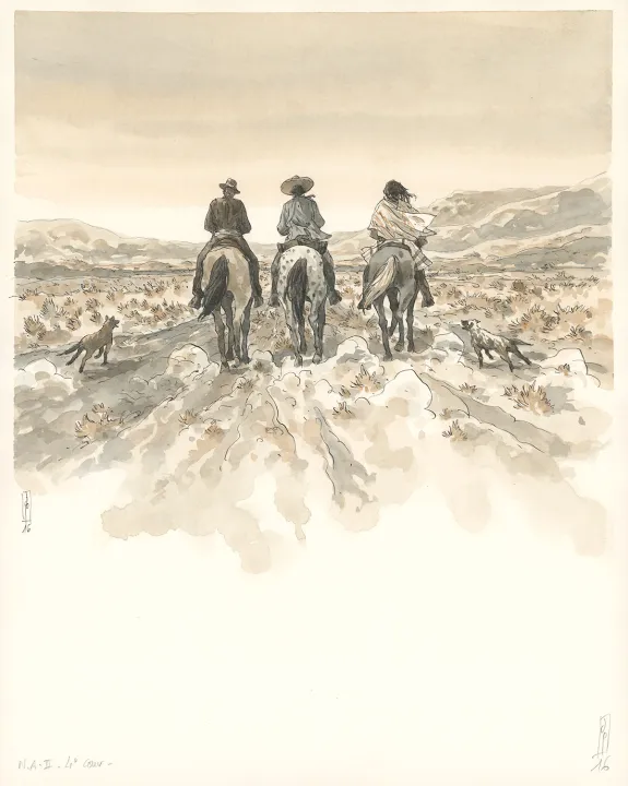 Colored illustration, Notre Amérique, Un printemps mexicain (T.2),  Maël