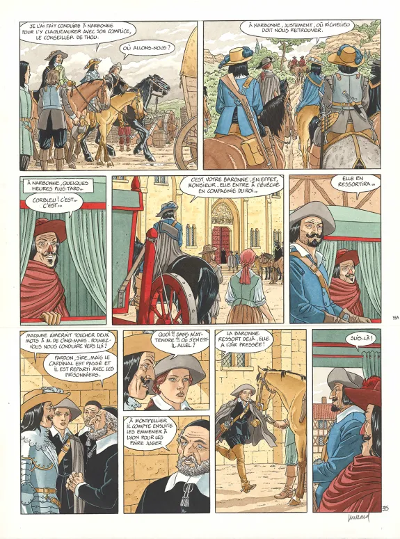 Planche couleur, Les 7 Vies de l'Épervier, ... Qu'est-ce que ce monde ? (T.13), André Juillard