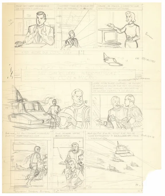 Crayonné, Blake et Mortimer, Ted Benoit