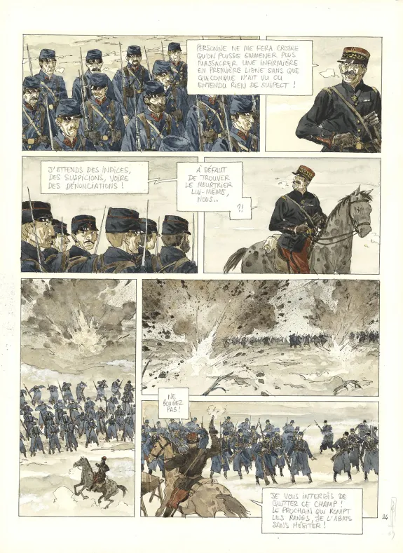 Planche couleur, Notre Mère la Guerre, Première Complainte (T.1),  Maël
