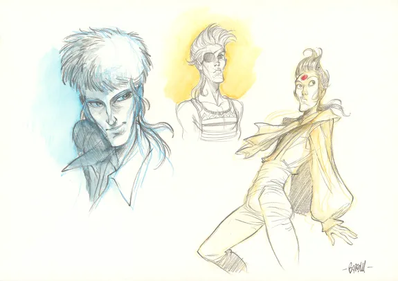 Colored illustration, Ekhö Monde miroir, Swinging London (T.7), Alessandro Barbucci