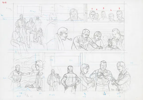 Sketch, Blake et Mortimer, L'Étrange Rendez-vous (T.15), Ted Benoit