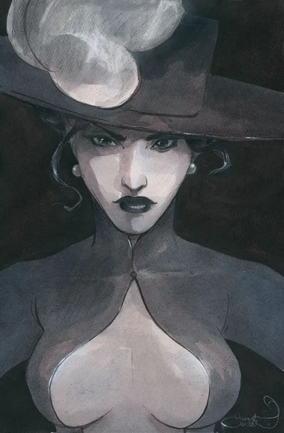 Illustration couleur, Les Rivières du passé, Lamia (T.2), Yannick Corboz