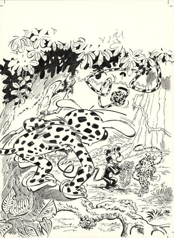 Couverture, Le Marsupilami, Biba (T.28),  Batem