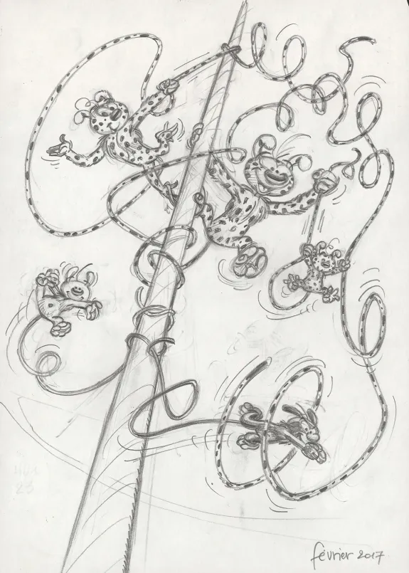 Sketch, Le Marsupilami,  Batem