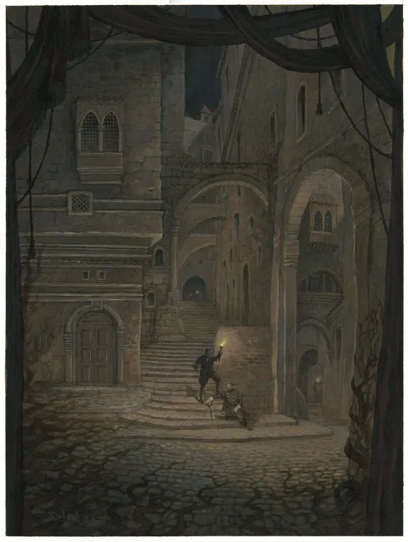 Illustration couleur, Othello, Julien Delval