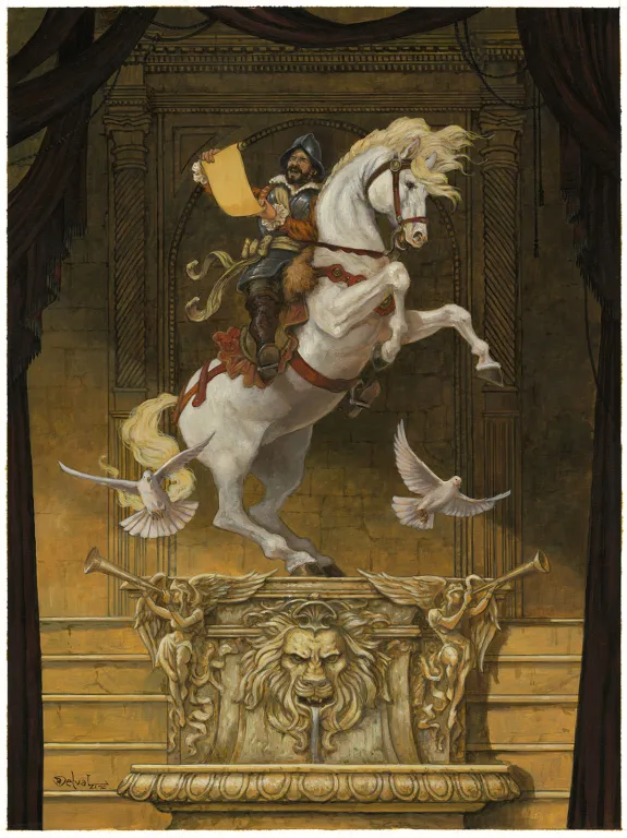 Illustration couleur, Othello, Julien Delval