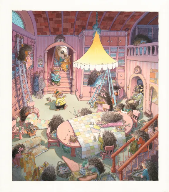 Colored illustration, La Famille Passiflore , Alors, on dort ? (T.3), Loïc Jouannigot