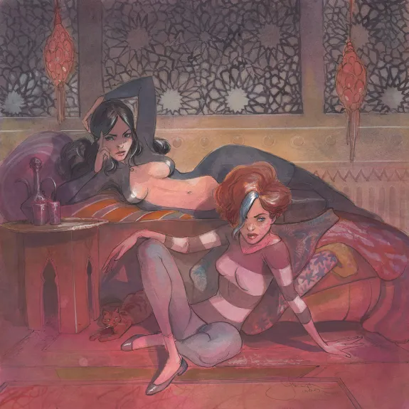 Illustration couleur, Les Rivières du passé, Yannick Corboz