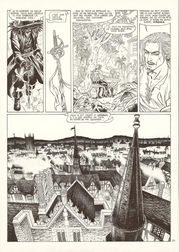 Planche noir et blanc, Barracuda,  Jérémy