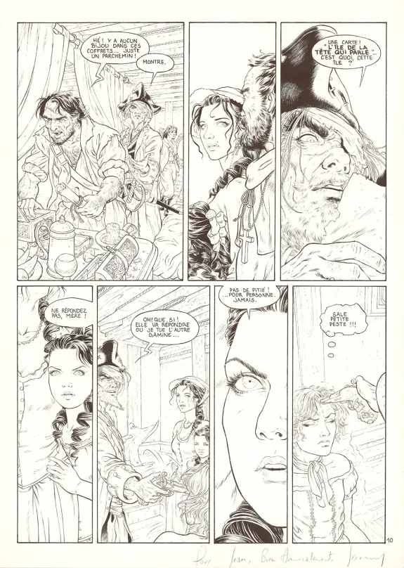 Planche noir et blanc, Barracuda,  Jérémy