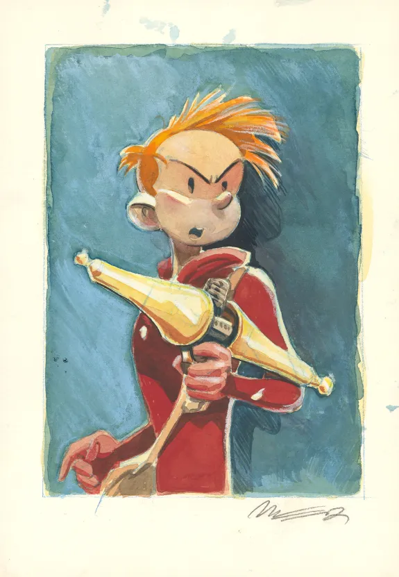 Illustration couleur, Spirou et Fantasio, Aux sources du Z (T.50), José Luis Munuera