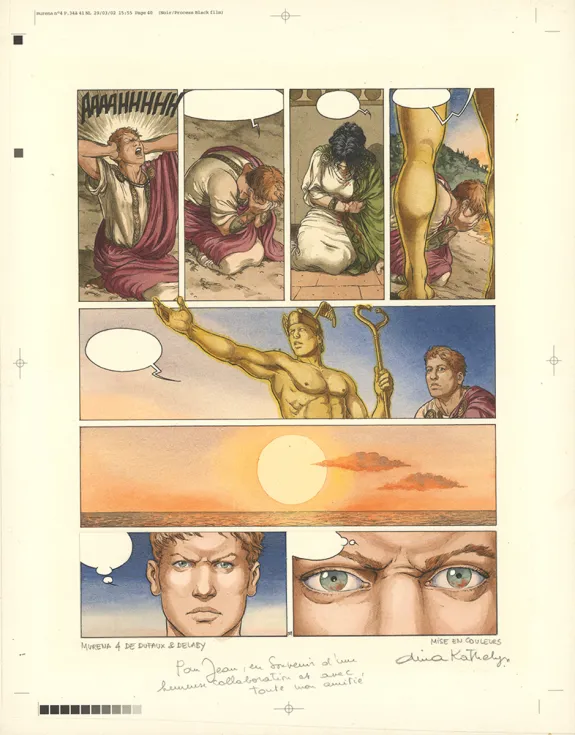 Mise en couleurs, Murena, Ceux qui vont mourir (T.4), Dina Kathelyn