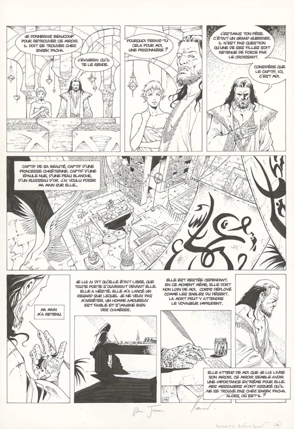 Planche noir et blanc, Croisade, Le maître des machines (T.3), Philippe Xavier