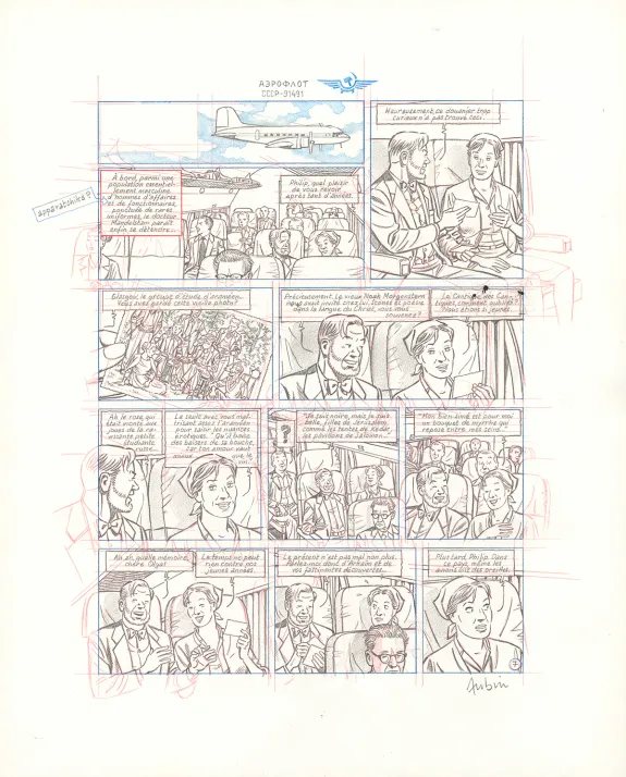 Crayonné, Blake et Mortimer, Huit heures à Berlin (T.29), Antoine Aubin