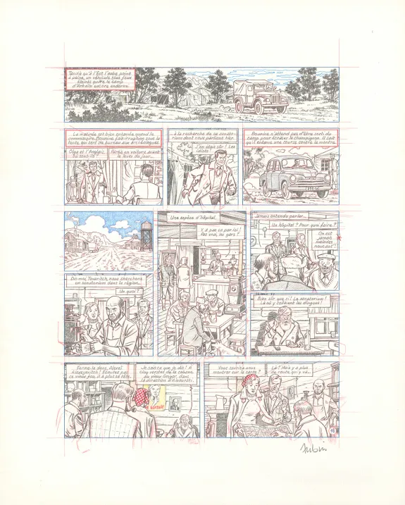 Crayonné, Blake et Mortimer, Huit heures à Berlin (T.29), Antoine Aubin