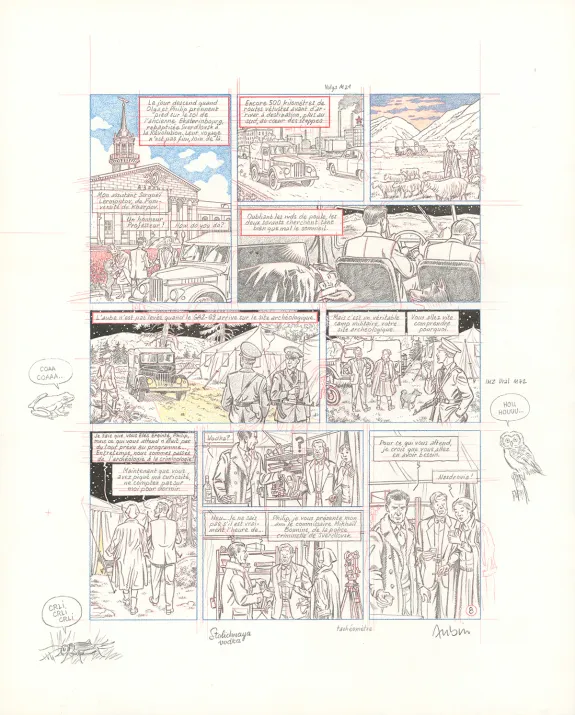 Crayonné, Blake et Mortimer, Huit heures à Berlin (T.29), Antoine Aubin