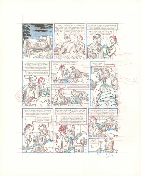 Crayonné, Blake et Mortimer, Huit heures à Berlin (T.29), Antoine Aubin