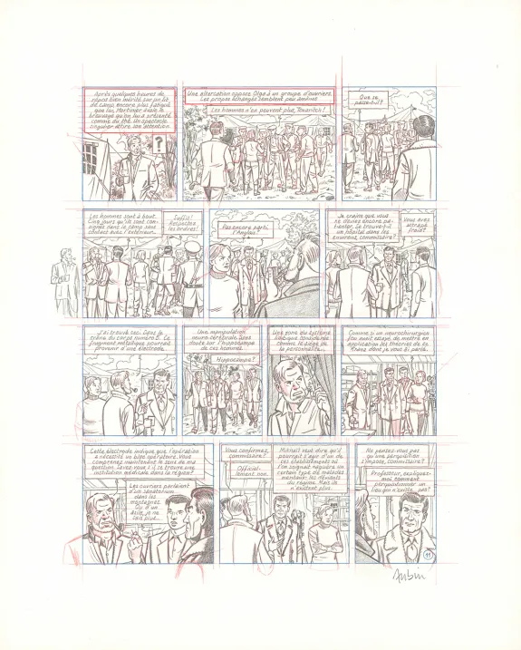 Crayonné, Blake et Mortimer, Huit heures à Berlin (T.29), Antoine Aubin