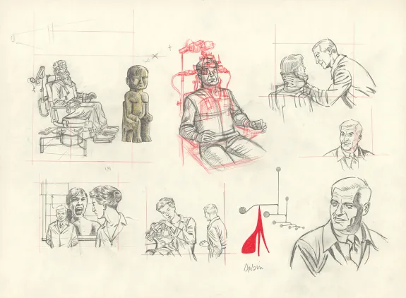 Crayonné, Blake et Mortimer, Huit heures à Berlin (T.29), Antoine Aubin