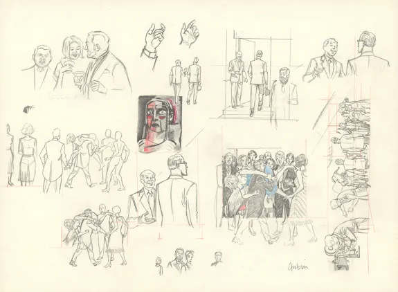 Crayonné, Blake et Mortimer, Huit heures à Berlin (T.29), Antoine Aubin