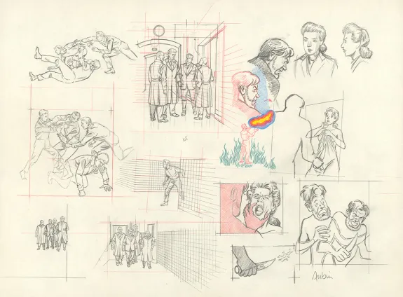 Crayonné, Blake et Mortimer, Huit heures à Berlin (T.29), Antoine Aubin