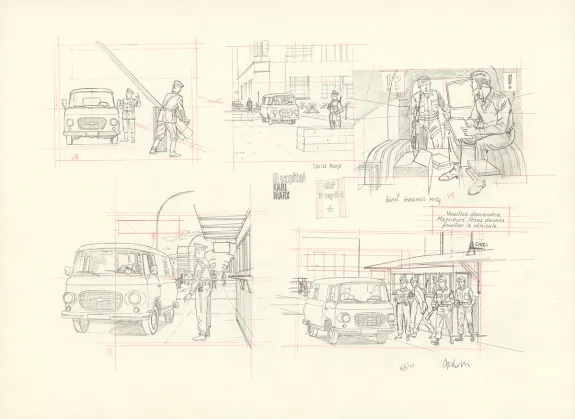 Crayonné, Blake et Mortimer, Huit heures à Berlin (T.29), Antoine Aubin