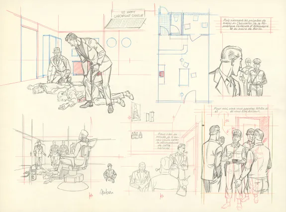 Crayonné, Blake et Mortimer, Huit heures à Berlin (T.29), Antoine Aubin