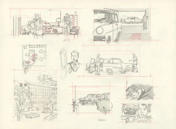 Crayonné, Blake et Mortimer, Huit heures à Berlin (T.29), Antoine Aubin
