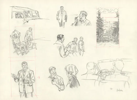 Crayonné, Blake et Mortimer, Huit heures à Berlin (T.29), Antoine Aubin