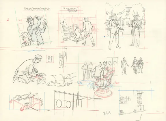 Crayonné, Blake et Mortimer, Huit heures à Berlin (T.29), Antoine Aubin