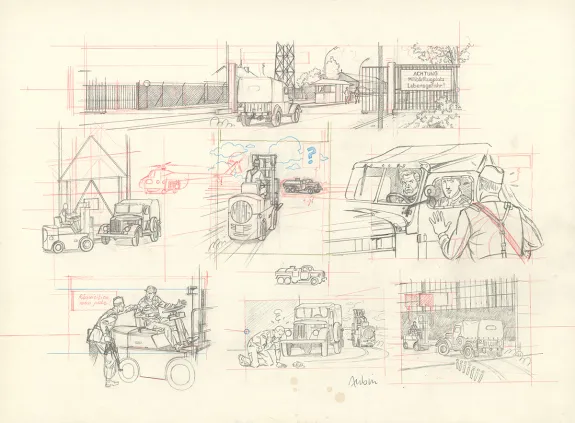 Crayonné, Blake et Mortimer, Huit heures à Berlin (T.29), Antoine Aubin