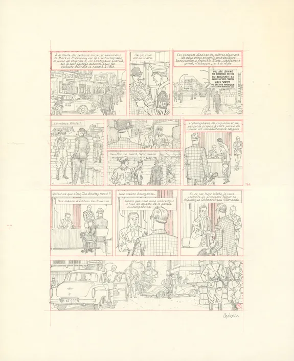 Crayonné, Blake et Mortimer, Huit heures à Berlin (T.29), Antoine Aubin