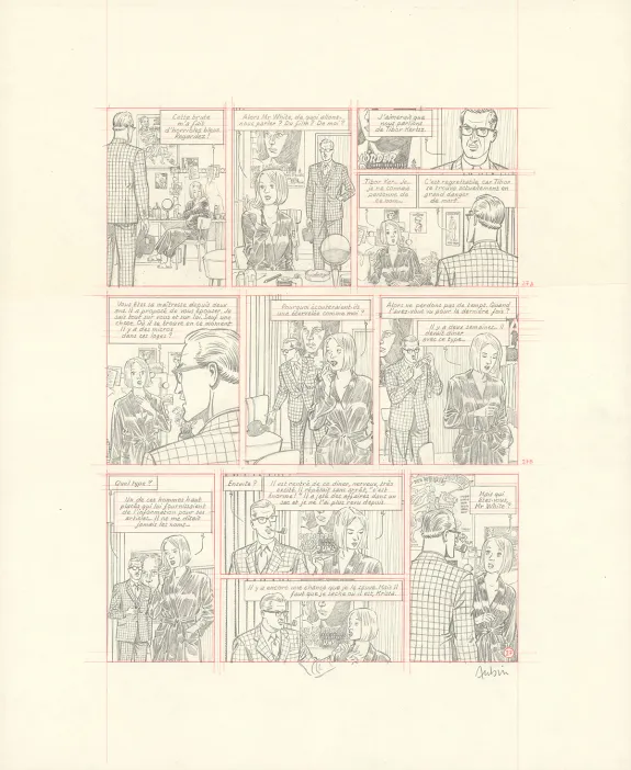 Crayonné, Blake et Mortimer, Huit heures à Berlin (T.29), Antoine Aubin