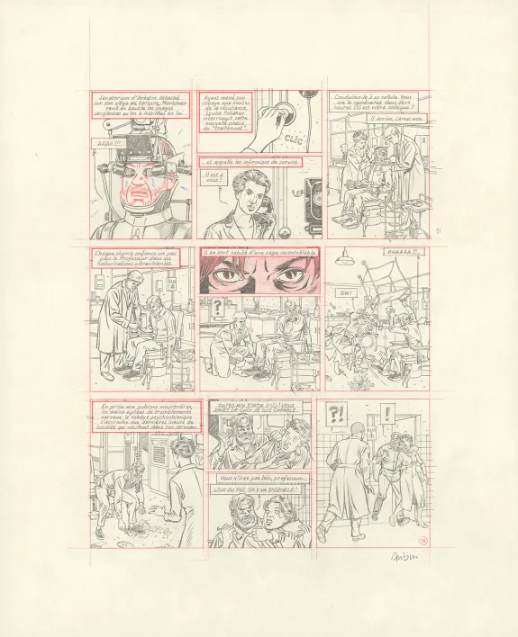 Crayonné, Blake et Mortimer, Huit heures à Berlin (T.29), Antoine Aubin