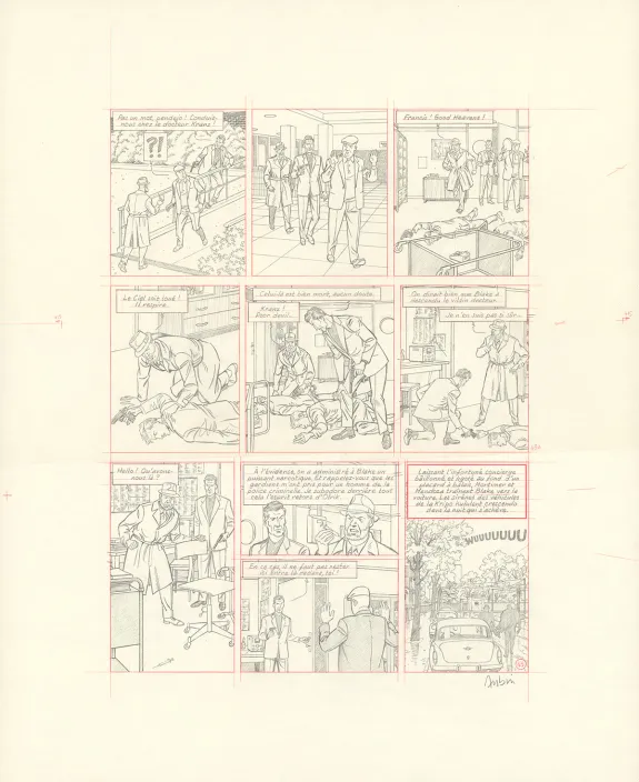 Crayonné, Blake et Mortimer, Huit heures à Berlin (T.29), Antoine Aubin