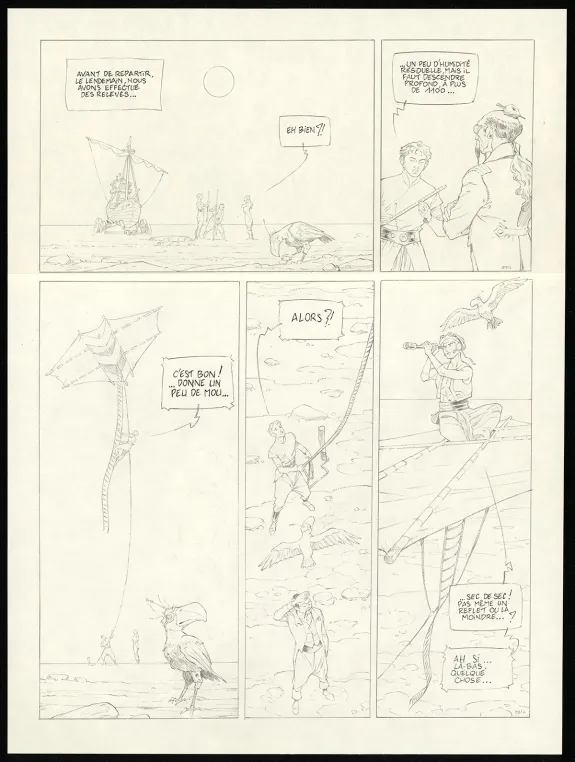 Planche noir et blanc, Sprague (T.1), Olivier Roman